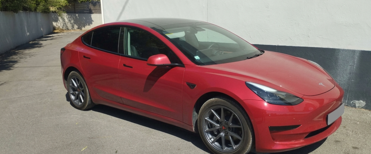 vitres teintées Tesla